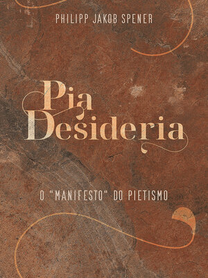 cover image of Pia Desideria--eBook